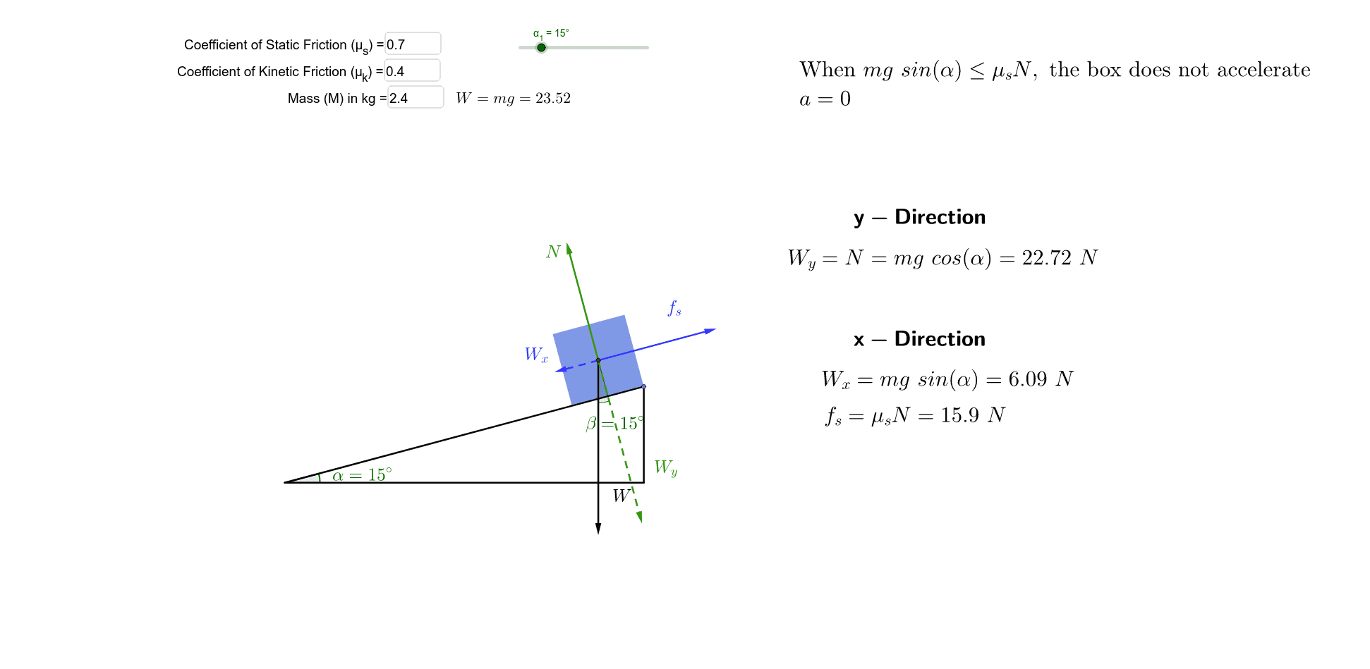 GeoGebra Applet