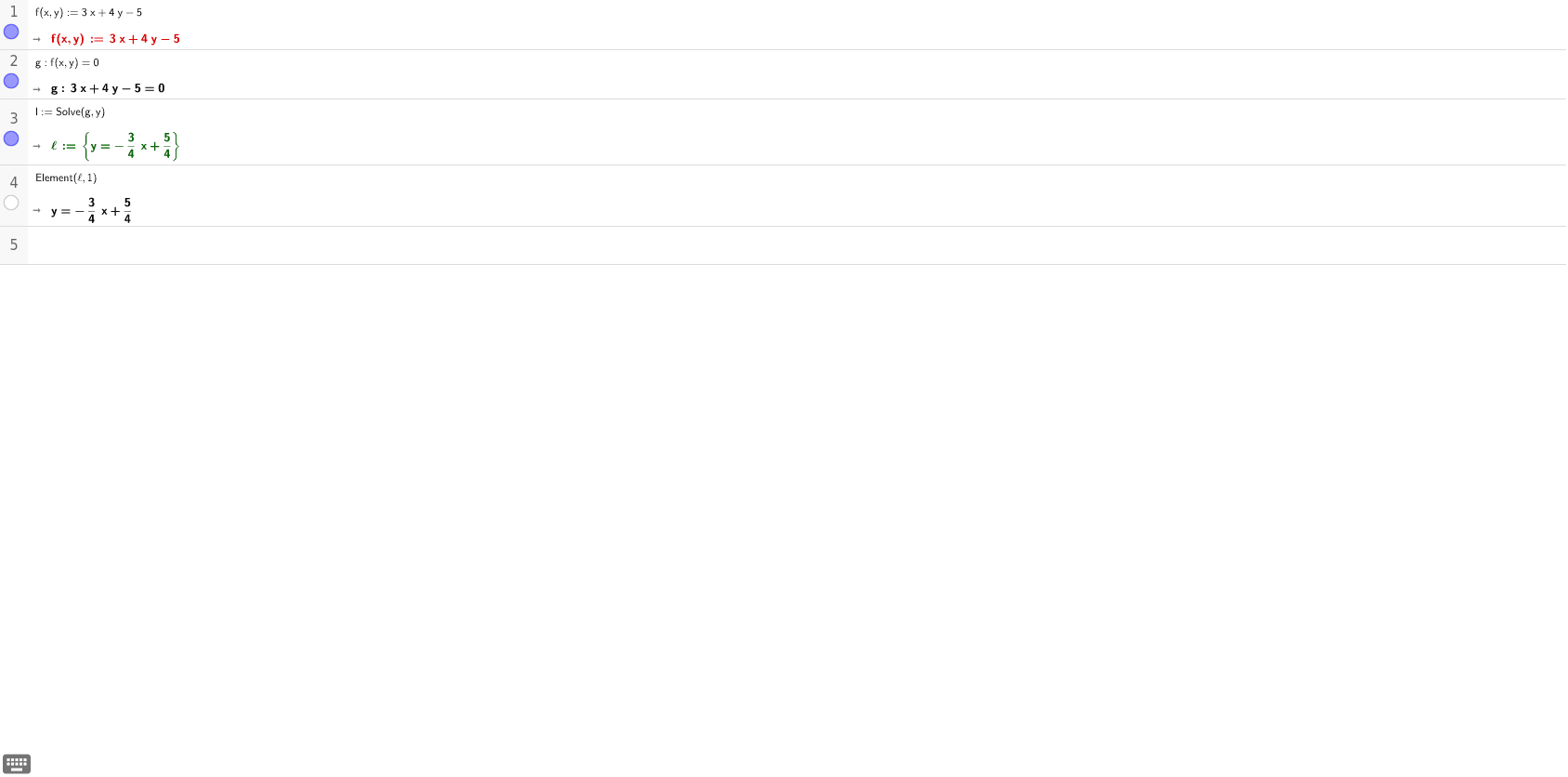 GeoGebra Applet