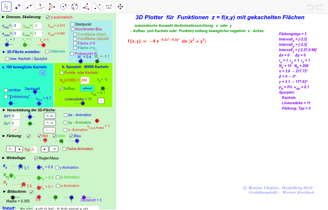GeoGebra Applet