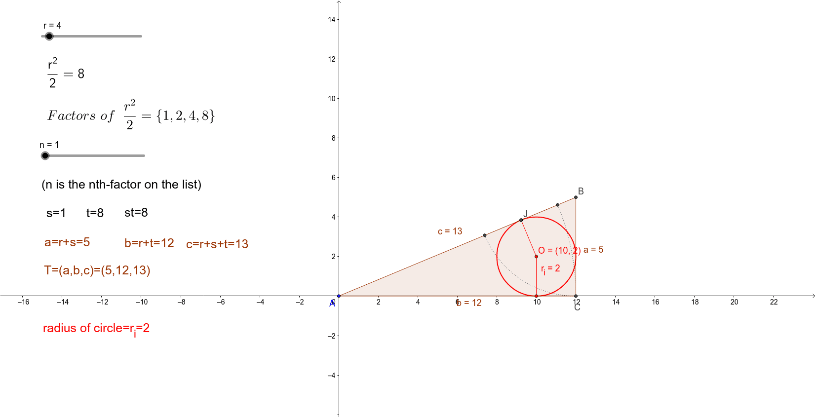 GeoGebra Applet