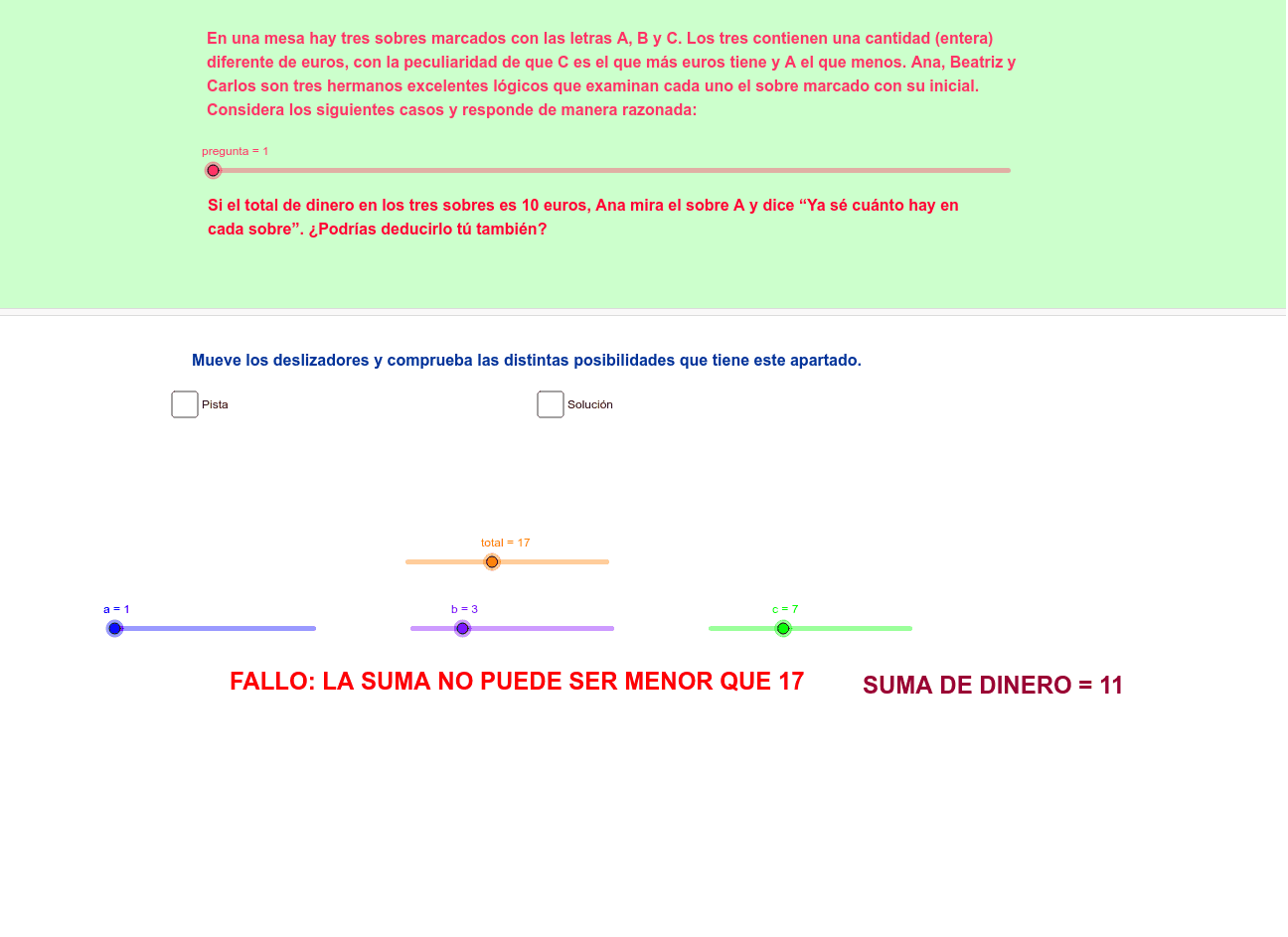 GeoGebra Applet