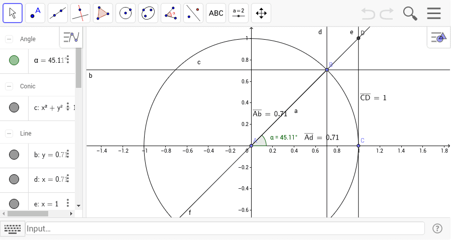 GeoGebra Applet