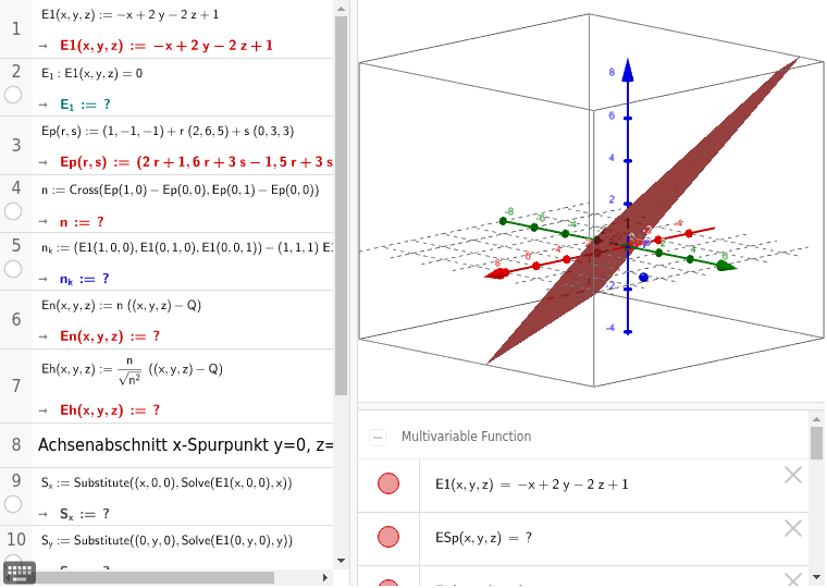 GeoGebra Applet