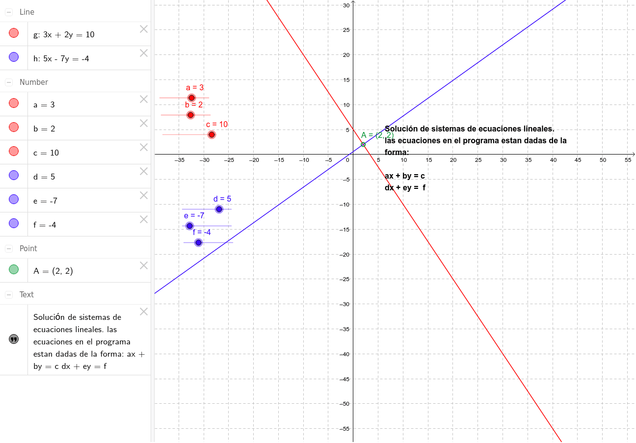 GeoGebra Applet