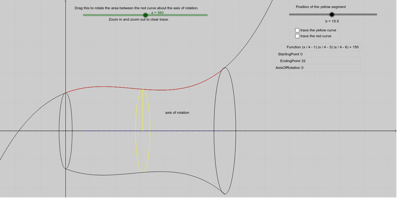 Copie de Disc Method GeoGebra