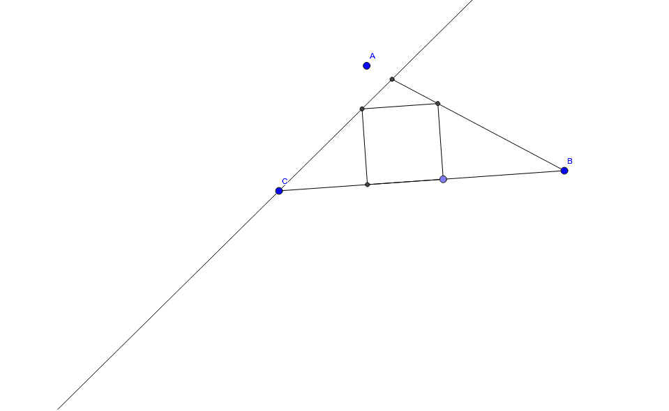 Square Inscribed In Triangle Geogebra Square Inscribed In Triangle Geogebra