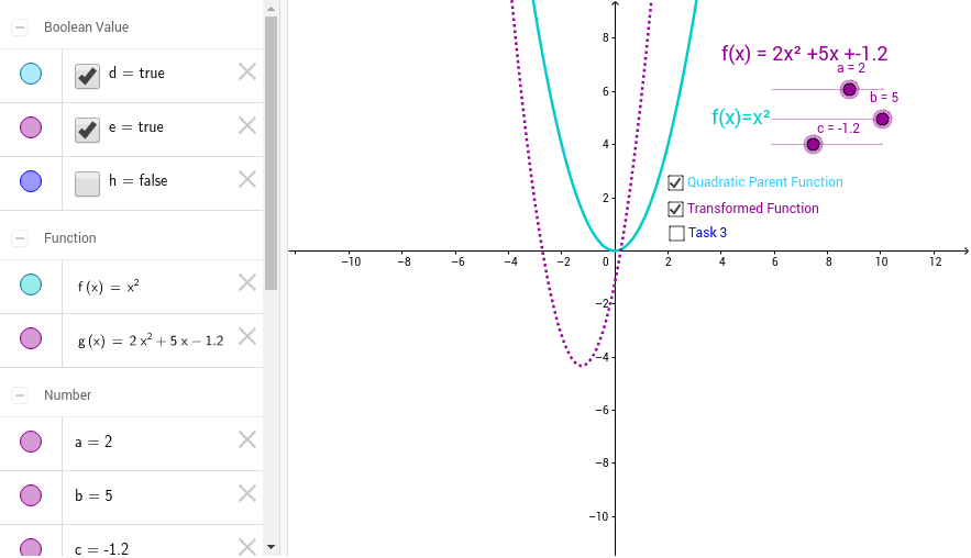 GeoGebra Applet