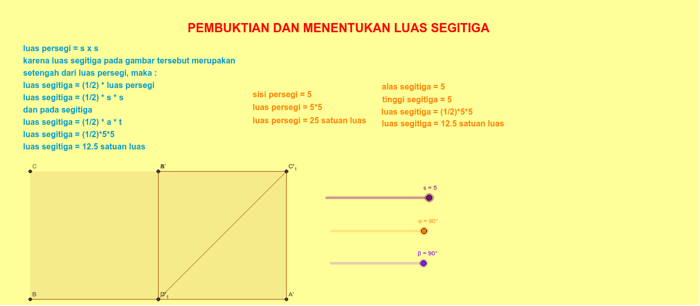 GeoGebra Applet