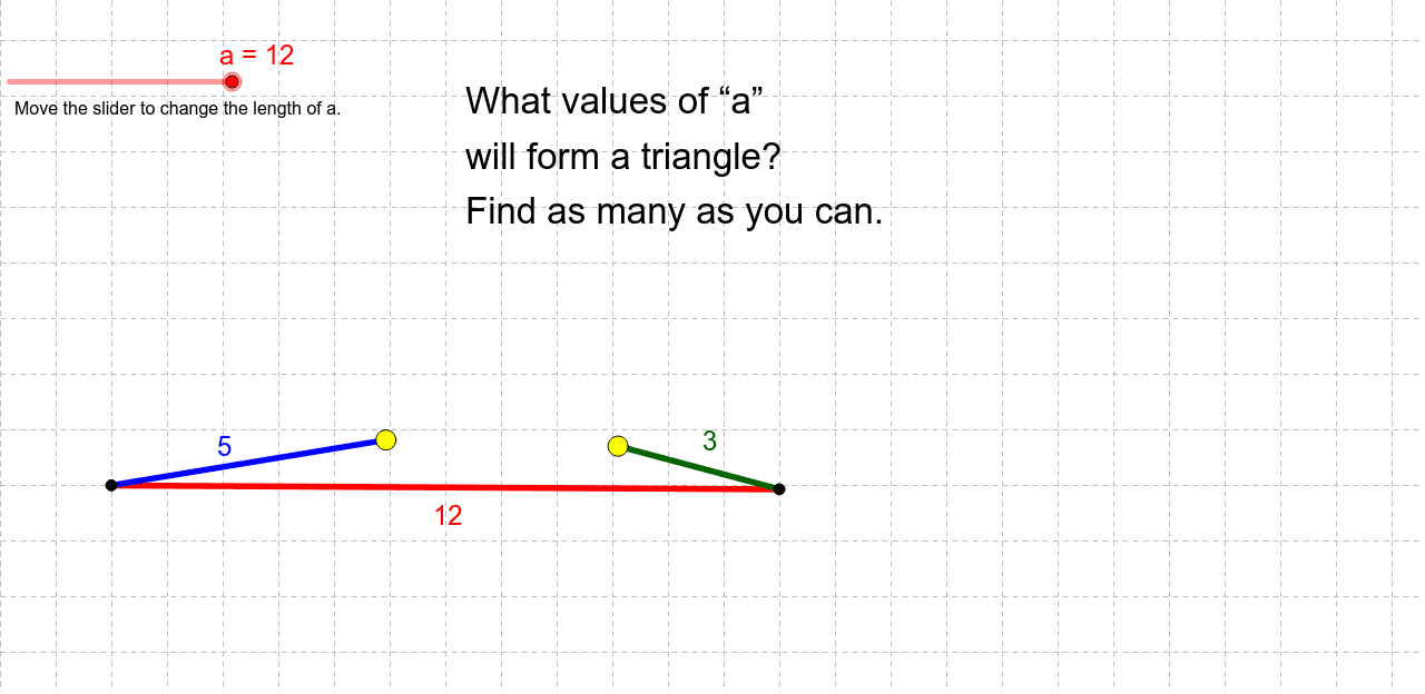 Triangle Inequality Exploration – GeoGebra