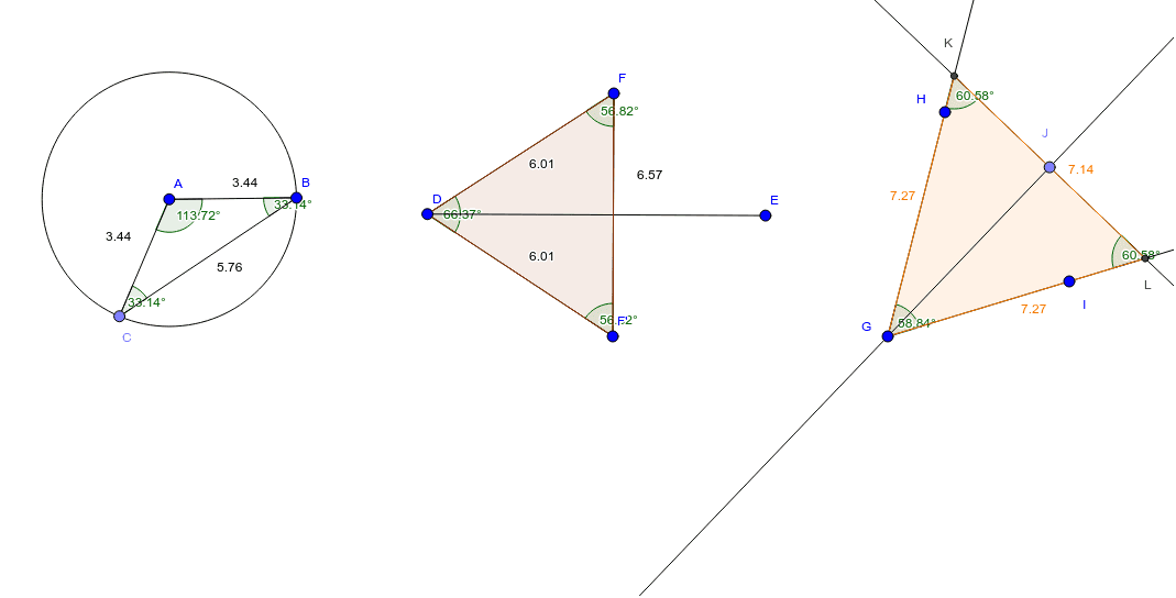 geometry - How to construct an isosceles triangle given the base