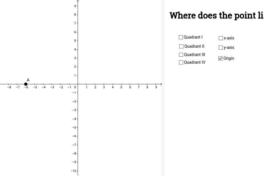 GeoGebra Applet