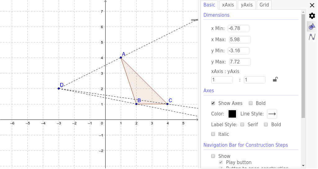 GeoGebra Applet