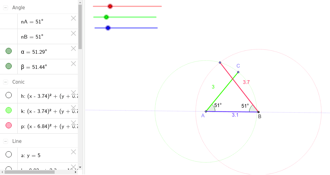 Triangle Maker v2 GeoGebra