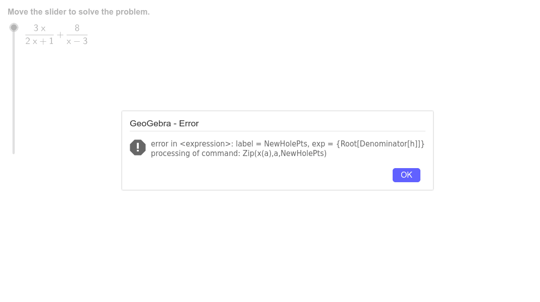 GeoGebra Applet