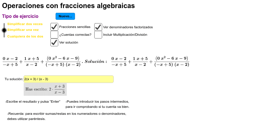 GeoGebra Applet