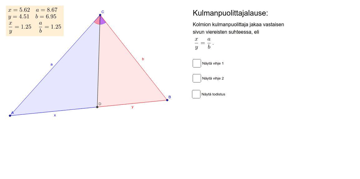 GeoGebra Applet