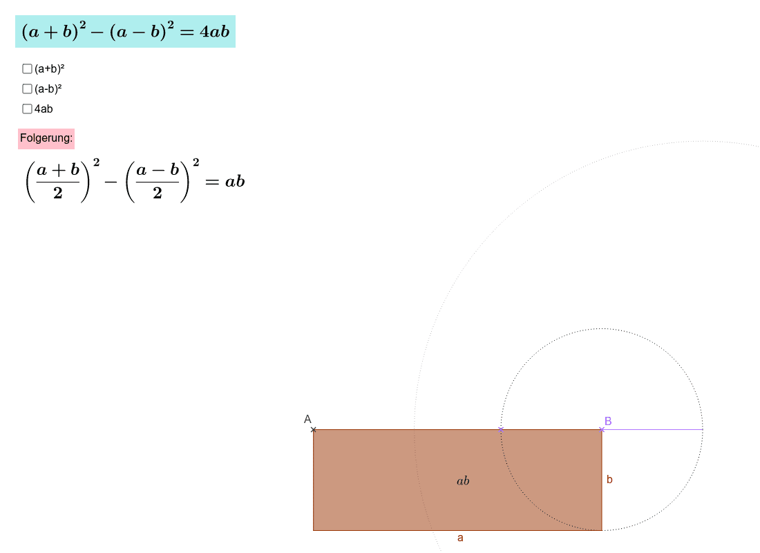 GeoGebra Applet