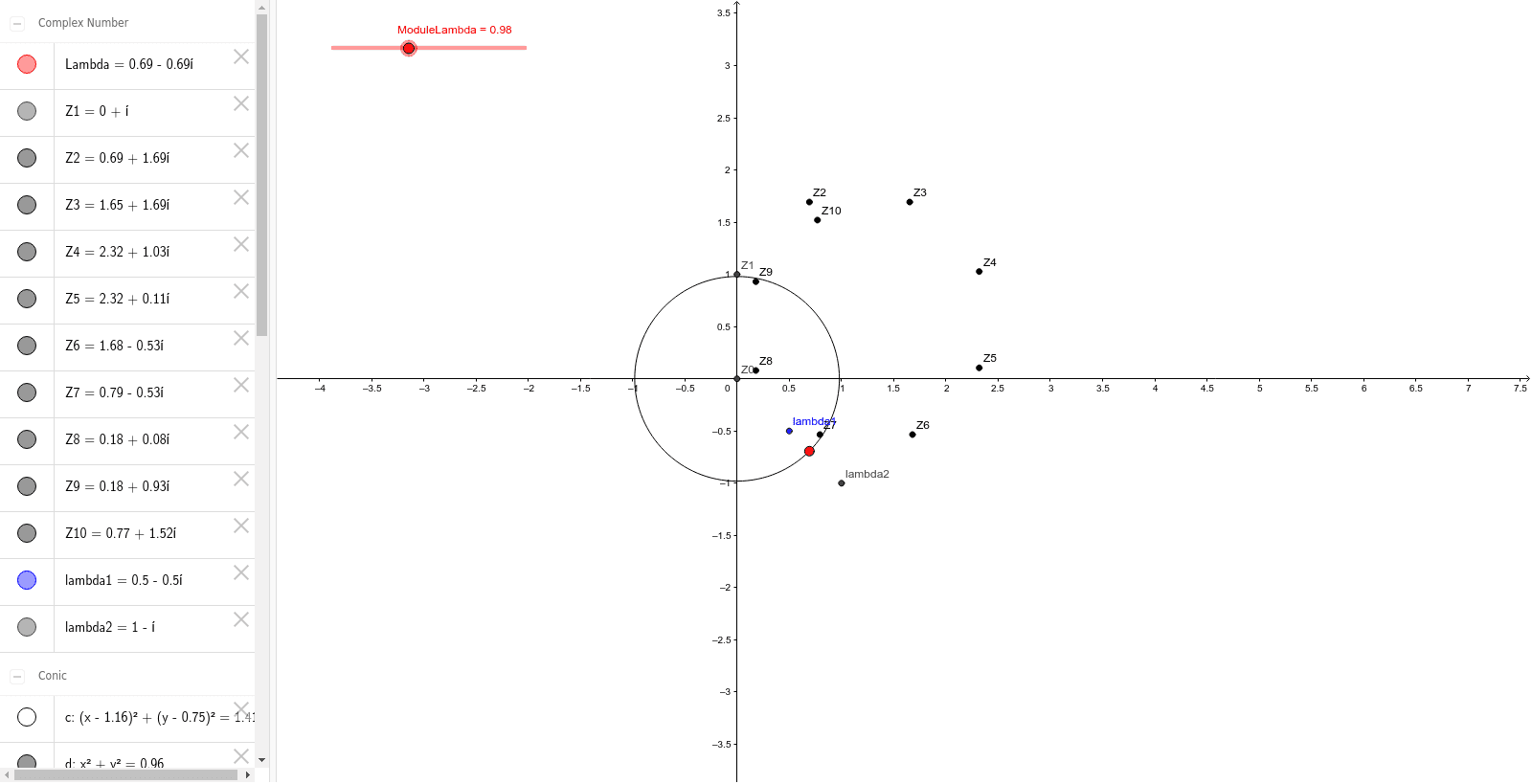 GeoGebra Applet