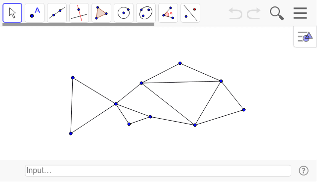 一筆書き 魚 Geogebra
