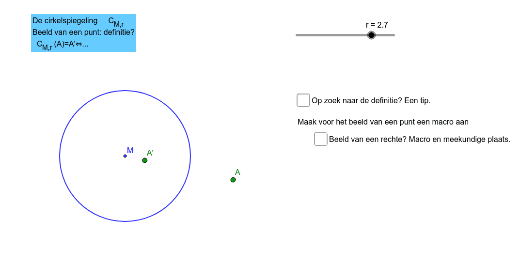 GeoGebra Applet