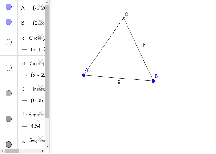 Finding the circumcenter