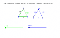 Investigate Congruence