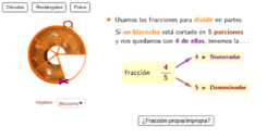 Operaciones con fracciones 1º ESO