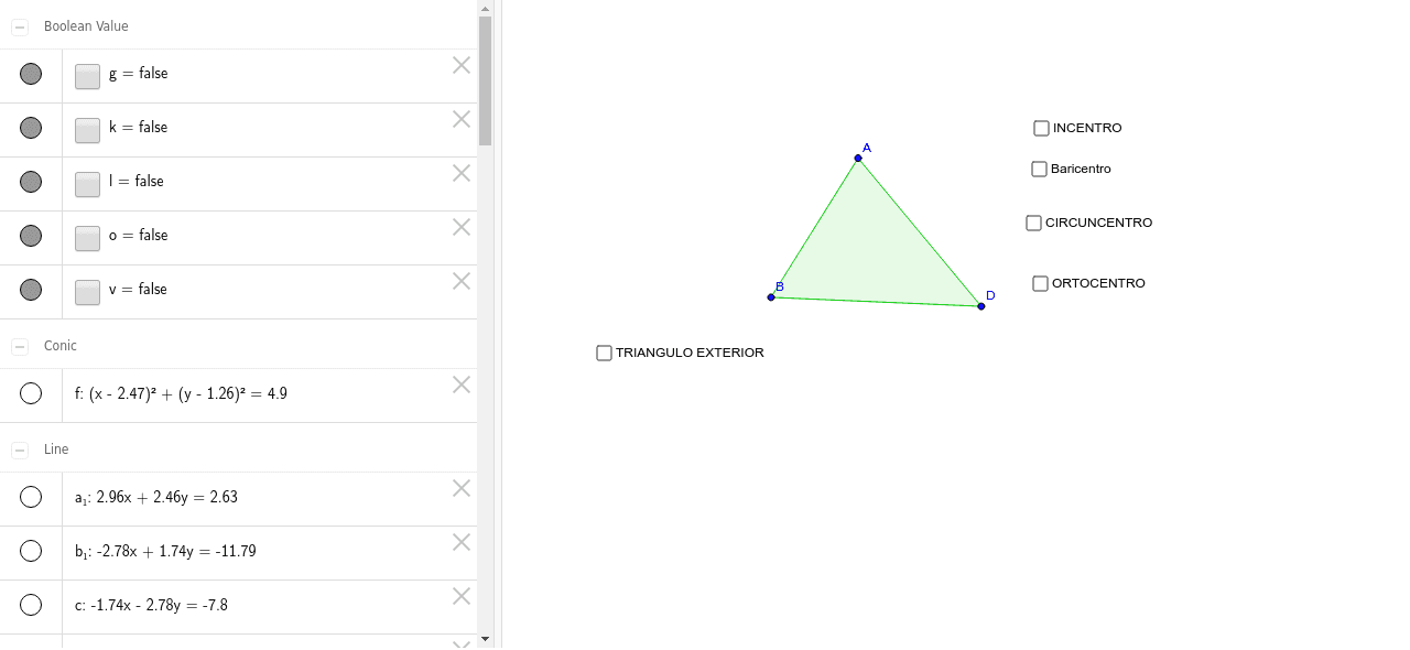 GeoGebra Applet
