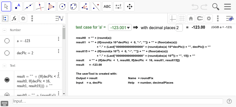 GeoGebra Applet