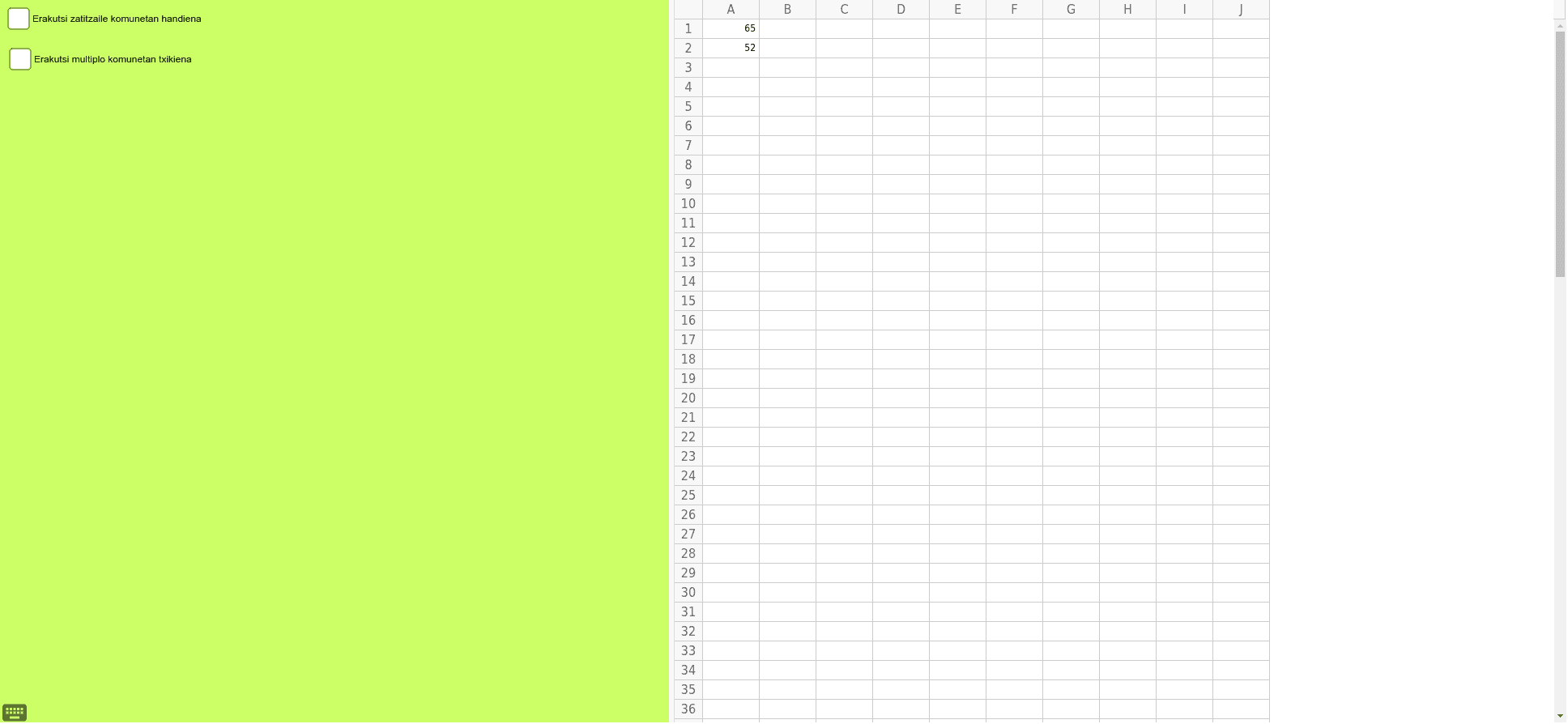 GeoGebra Applet