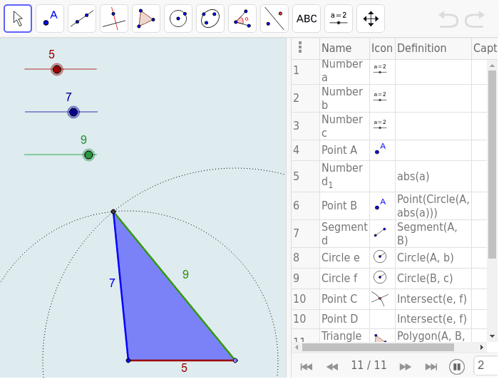 GeoGebra Applet