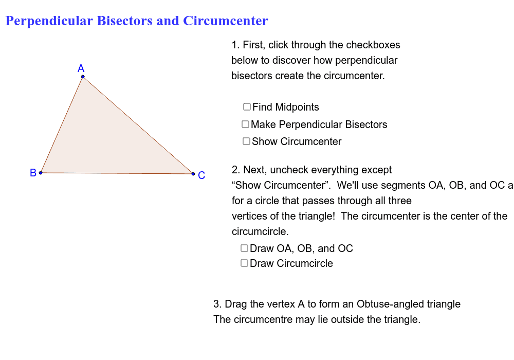 GeoGebra Applet