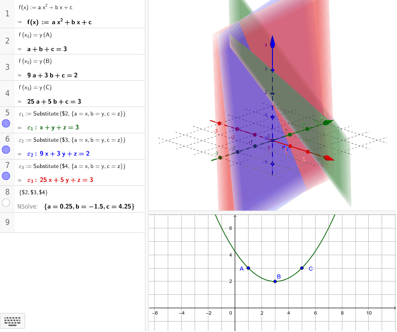GeoGebra Applet
