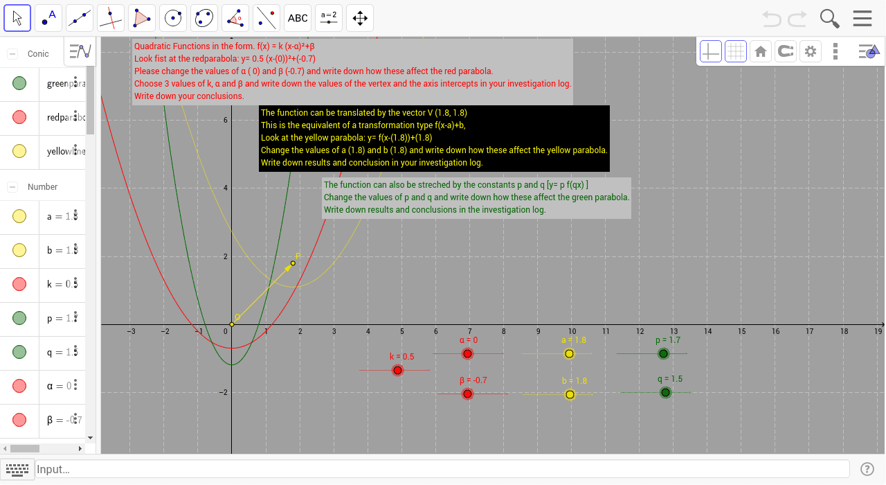 GeoGebra Applet