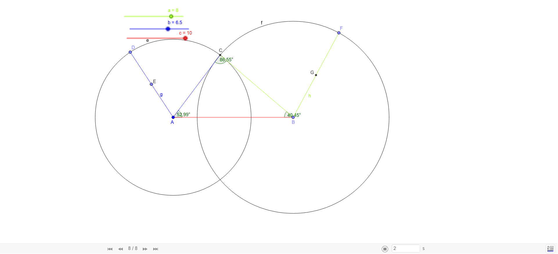 GeoGebra Applet