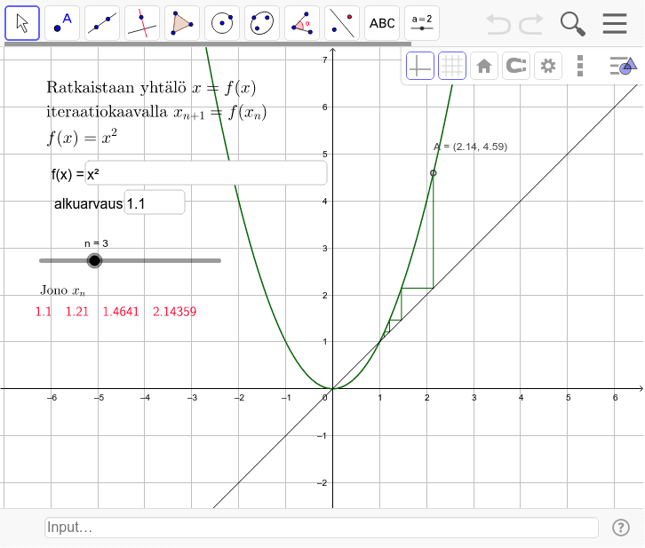 GeoGebra Applet