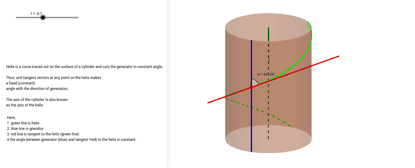 Helix_Definition GeoGebra