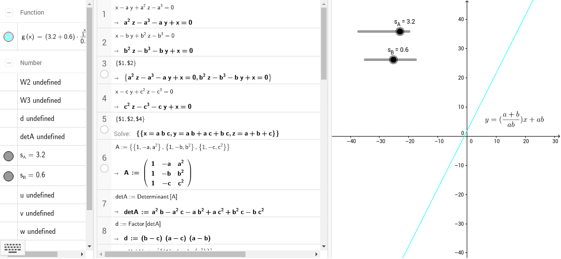 GeoGebra Applet
