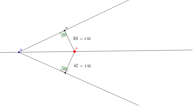 角平分线的性质 Geogebra 角平分线的性质 Geogebra