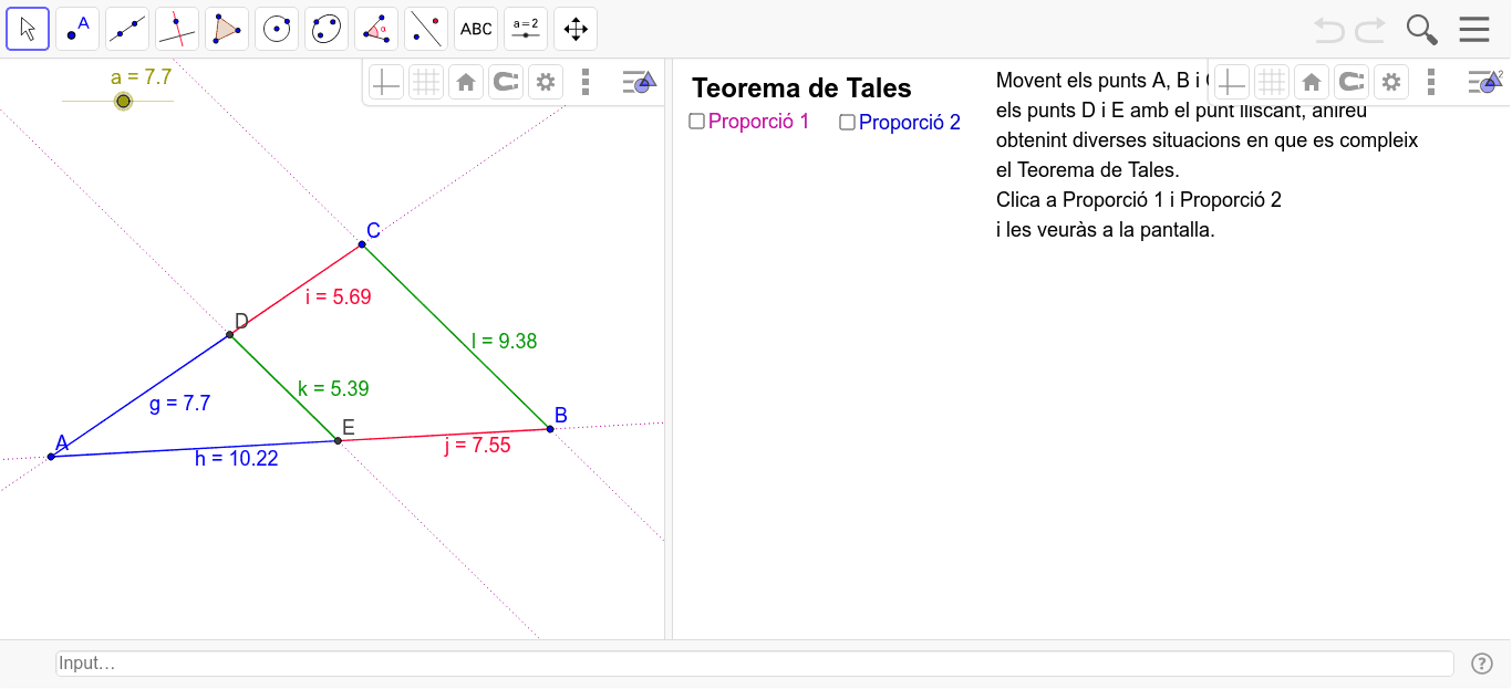GeoGebra Applet