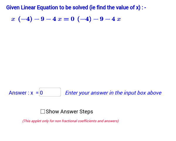 GeoGebra Applet