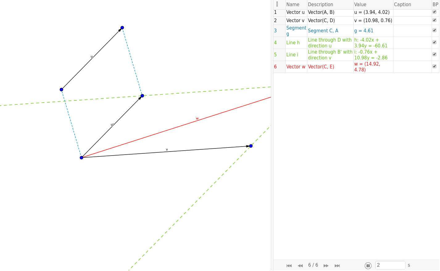 GeoGebra Applet