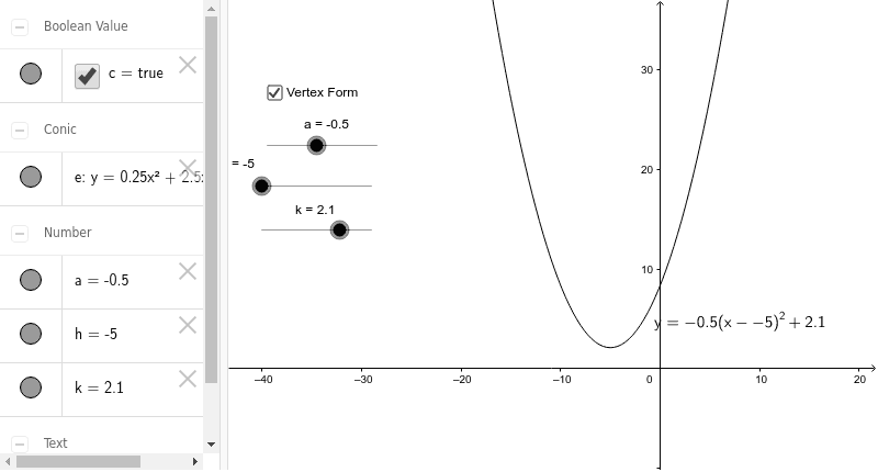 GeoGebra Applet
