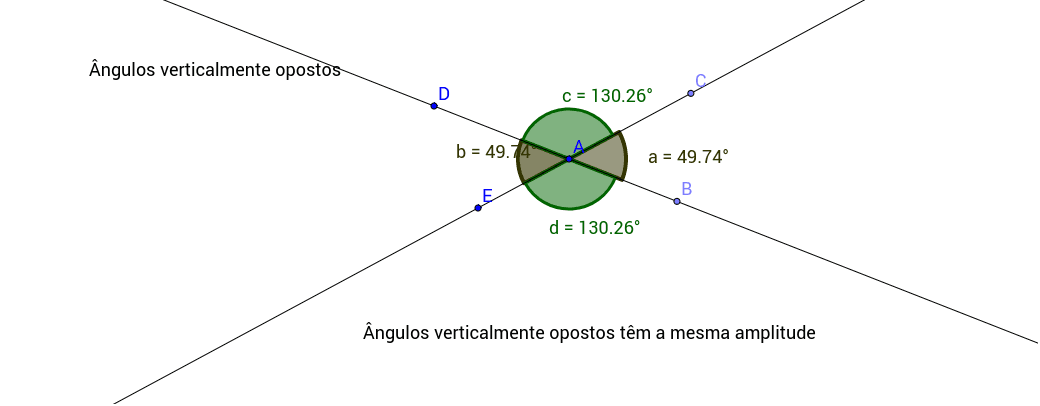 ÂNGULOS OPOSTOS PELO VÉRTICE \Prof. Gis/ 