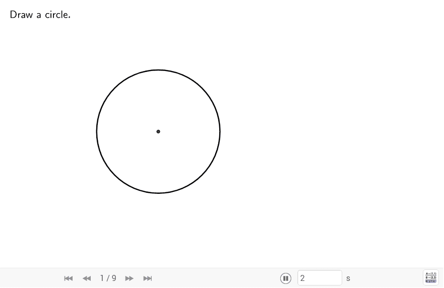 GeoGebra Applet