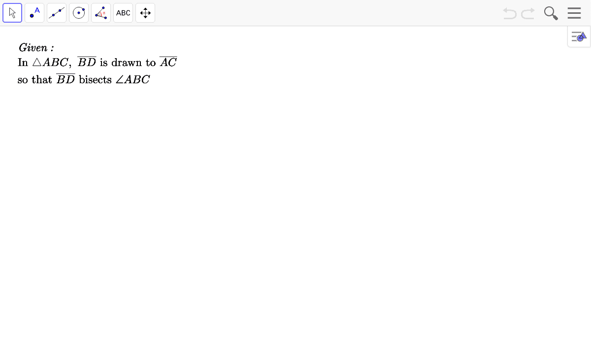 Construct a diagram that meets the given conditions even when you drag its elements.