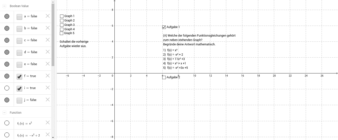 GeoGebra Applet