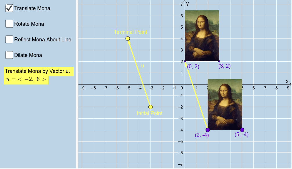 Note: LARGE POINTS are MOVEABLE.