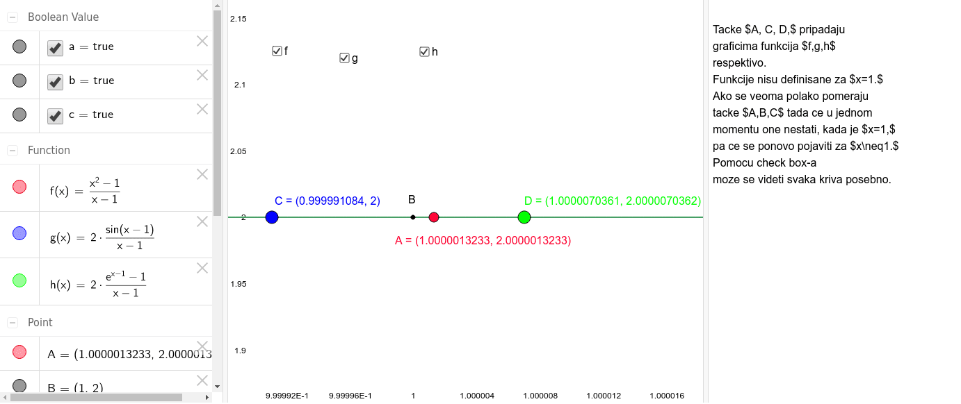 GeoGebra Applet