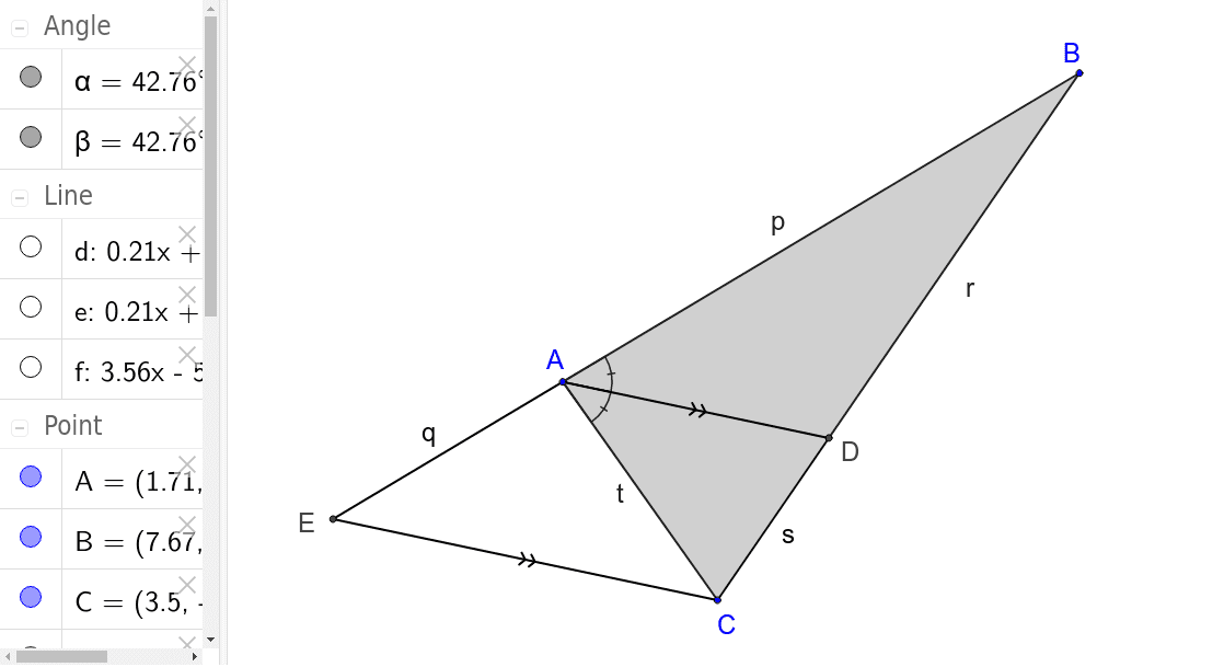 GeoGebra Applet